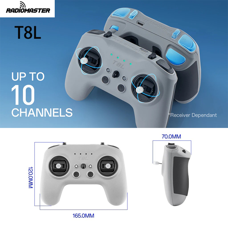 Drone Gimbal Controller - Radiocommande RadioMaster T8L M2 2.4GHz ExpressLRS
