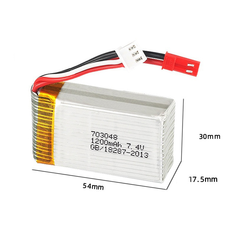 Batterie Lipo 2S 7,4V 1200mAh  - Eachine Drone E010 avis et prix