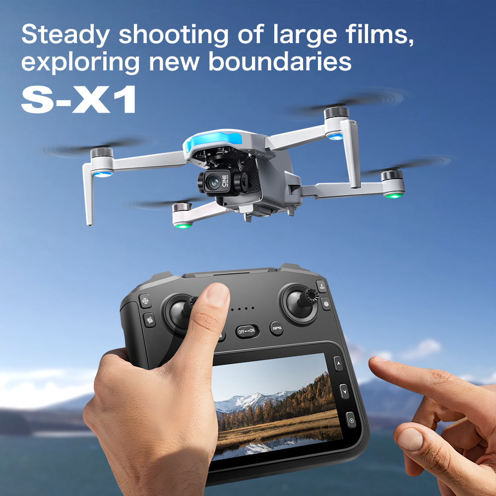 Drone GPS S-X1 original avec c - Drone Gimbal 3 Axis avis et prix